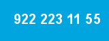 922 223 11 55 922 223 11 55
